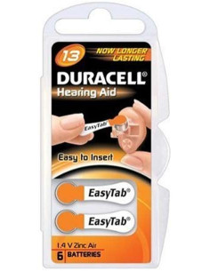 DURACELL PILA DA 13 1,4V 6PZ ACUSTICA ACTIVE AIR