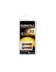 DURACELL PILA DA 312 1,4V 6PZ ACUSTICA EASY TAB