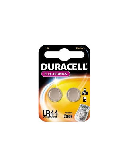 DURACELL PILA LR44 1,5V 2PZ A76 KA76 V13GA