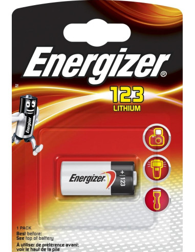 ENERGIZER SPECIALISTICA PHOTO LITIO 123 BL1/6