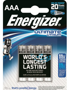 ENERGIZER ULTIMATE LITIO L92 MINISTILO AAA 4PZ 2