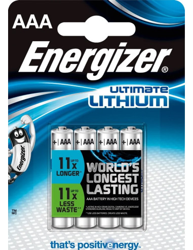 1x4 ENERGIZER Ultimate Lithium Micro AAA 1,5V