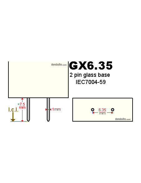RDEGY 230V1000W GX6.35, 3400K (ALTERNATIVA OSRAM 64575)