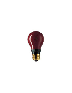 DR.FISCHER 220V, 15W E27 LAMPADA ROSSA