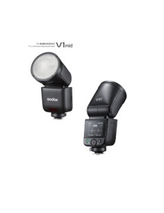 GODOX V1 MID C PER CANON TTL LI-ION ROUND HEAD CAMERA FLASH