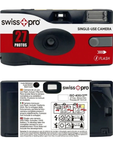 SWISS-PRO USA E GETTA 400-27 POSE CON FLASH NEW NON RICICLATA