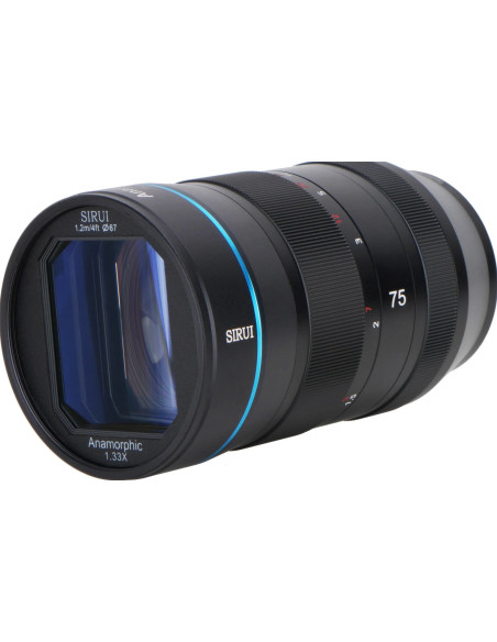 SIRUI OBIETTIVO 75MM F1.8 ANAM. LENS 1.33X APSC (X-MOUNT)