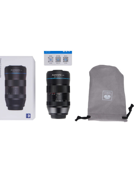 SIRUI OBIETTIVO 75MM F1.8 ANAM. LENS 1.33X APSC (X-MOUNT)