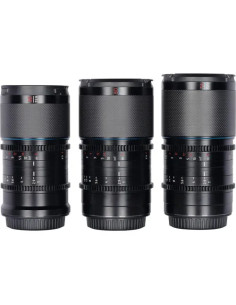 SIRUI OBIETTIVO KIT SATURN 35MM 50MM 75MM 1.6X ANAMORFICO CARBON FIBER FF NEUTRAL FLARE E-MOUNT 2