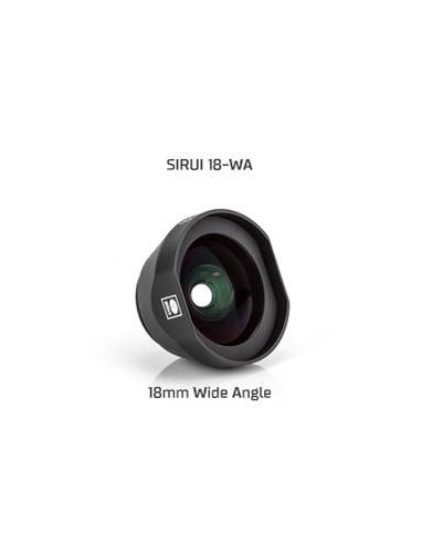 SIRUI OBIETTIVO PER SMARTPHONE 18MM WIDEANGLE KIT18-WA-01K CON CLIP E FILTRO