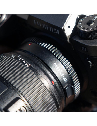 Adattatore AF per Ottiche Canon EF su Fuji X