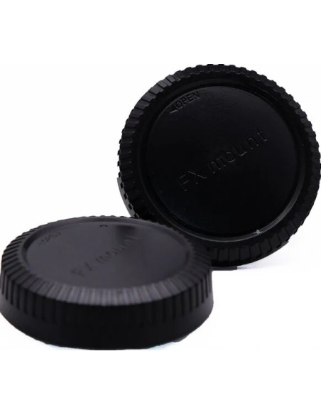 KIT Tappi Obiettivo Fronteretro Per Canon