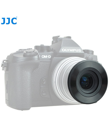 JJC Z-O14-42 BLACK AUTO LENS CAP OBIETTIVO M. ZUIKO 14-42 EZ NERO