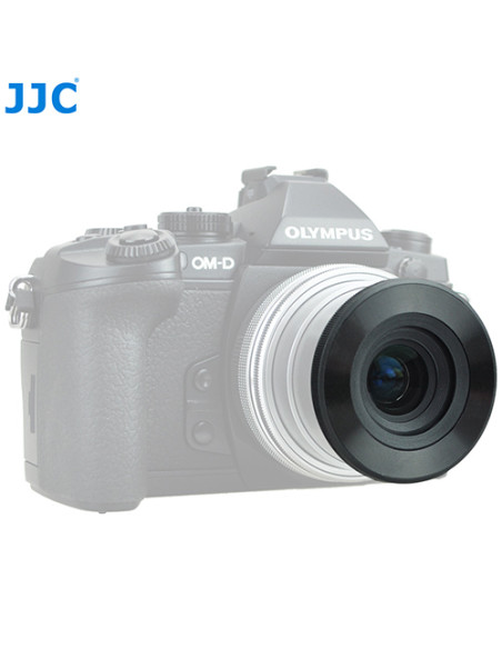 JJC Z-O14-42 BLACK AUTO LENS CAP OBIETTIVO M. ZUIKO 14-42 EZ NERO