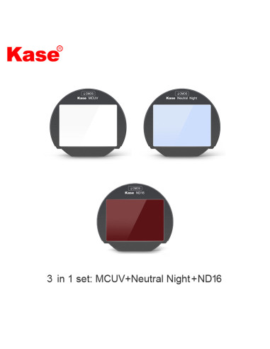 Set Filtri Clip 3-in-1 MCUV/ND16/Neutral Night per Fuji X