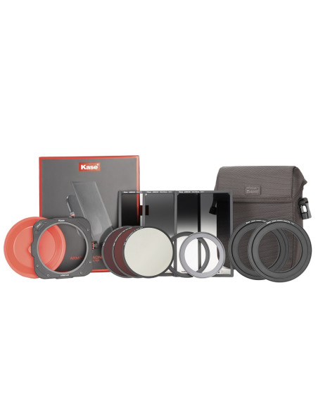 KASE FILTRO ARMOUR MASTER LEVEL KIT (CPL/ND64/ND1000/S-GND0.9/R-GND0.9/S-GND1.2/ADAPTER RING/CAP/BAG)
