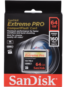 SANDISK CF 64GB EXTREME PRO 160Mb/150Mb 1067X