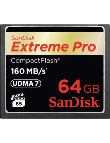 64GB Extreme Pro CF 160MB/s 64GB