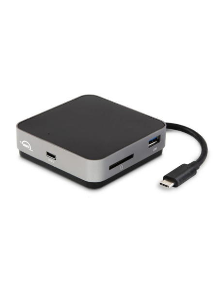 OWC TCDK5P2SG USB-C TRAVEL DOCK - 5 PORTS (USB-C USB-C 100W USB 3.1 HDMI SD READER) - SPACE GRAY