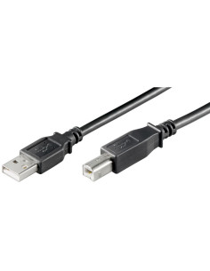 EWENT CC-100102-005-N-B CAVO USB 2.0 A/B M/M 0,5MT NERO X STAMPANTE