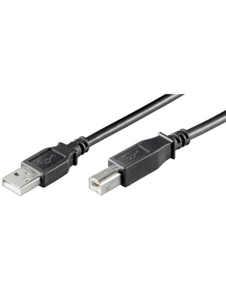 EWENT CC-100102-005-N-B CAVO USB 2.0 A/B M/M 0,5MT NERO X STAMPANTE