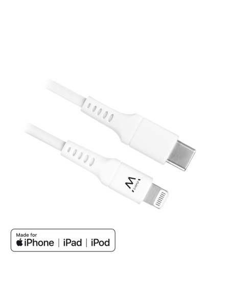 EWENT EW9915 CAVO DA USB-C A LIGHTNING 1MT BIANCO