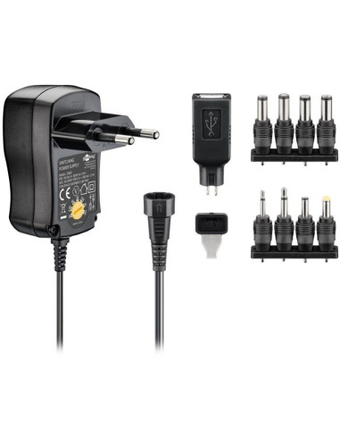 EWENT CP-AUN-06 ALIMENTATORE UNIV. 7,2W REGOLABILE 600MA 8 CONETTORI USB 3-12V