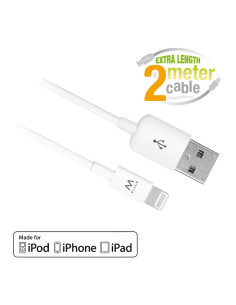 EWENT EW9902 APPLE MFI CERTIFICATO CAVO LIGHTNING DATI/RICARICA 2MT