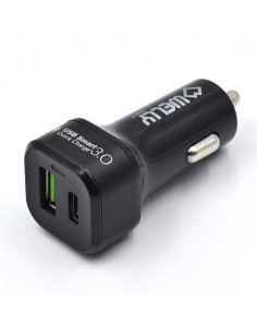 EWENT WY11000 CARICATORE AUTO USB USB-C FAST CHARGER 3.0