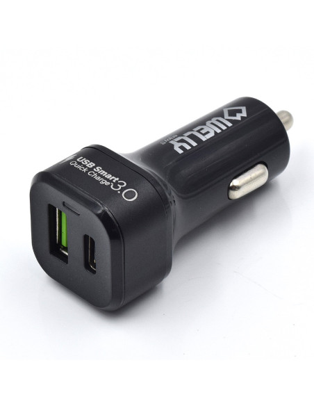 EWENT WY11000 CARICATORE AUTO USB USB-C FAST CHARGER 3.0
