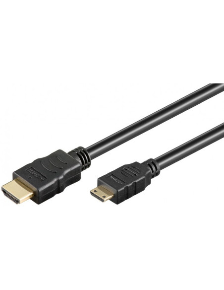 GOOBAY 31932 CAVO HIGH SPEED HDMI A MINI-HDMI NERO
