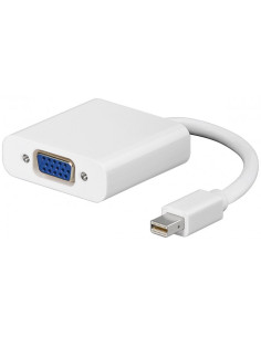 GOOBAY 61730 ADATTATORE DISPLAYPORT DA MINI DP A VGA BIANCO BLISTERATO