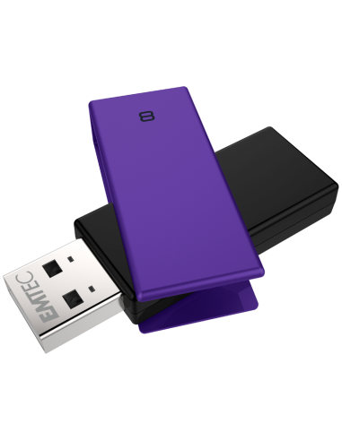 EMTEC USB2.0 PEN DRIVE 8GB BRICK C350 PURPLE