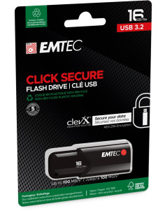 EMTEC USB3.2 CLICK SECURE B120 PEN DRIVE 16GB
