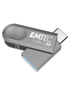 EMTEC USB 3.2 DUAL D280 PEN DRIVE 32GB TYPE-C /USB-C BACK-UP OTG 2