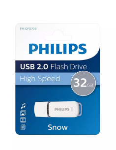 PHILIPS USB 2.0 PEN DRIVE 32GB SNOW GREY