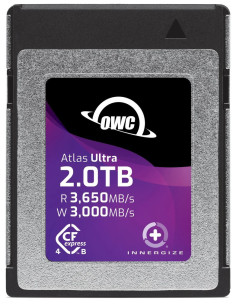 OWC CFXB4U02000 2TB ATLAS ULTRA HIGH-PERFORMANCE CFEXPRESS TYPE B 4.0 MEMORY CARD  R3650 MB/S -W3000 MB/S