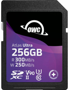 OWC SDV90U0256 256GB ATLAS ULTRA SDXC UHS-II V90 MEDIA CARD - R 300MB/S - W 250MB/S 2