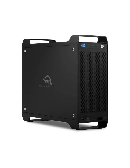 OWC TB3F80D032 32.0TB THUNDERBAY FLEX FLEXIBLE 8-BAY STORAGE/DOCK/PCIE ENCLOSURE WITH 2X TB3 PORTS FEATURING SOFTRAID XT. TB 3 C
