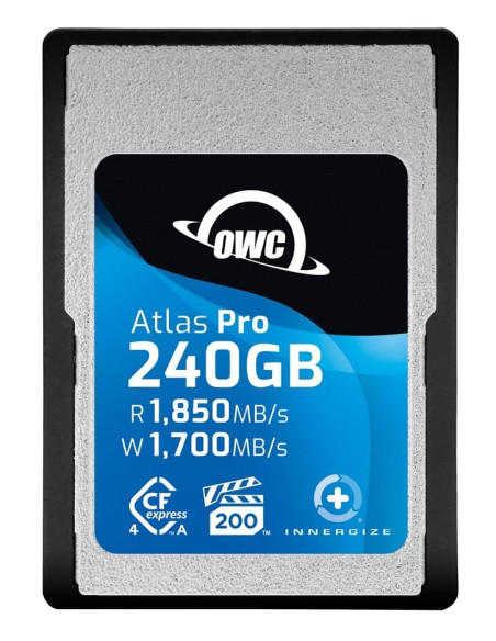 OWC CFXA4P00240 ATLAS PRO 240GB CFEXPRESS TYPE A CARDS VPG 200+ADATTATORE TYPE B INCLUSO