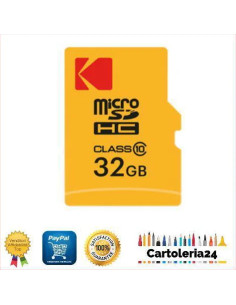 KODAK MICRO SD HC 32GB CL.10 EXTRA PERFORMANCE CON ADATTATORE
