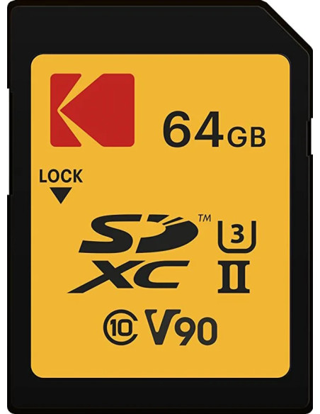 SDXC 64GB Classe 10 UHS-II U3 V90 Ultra Pro Performance