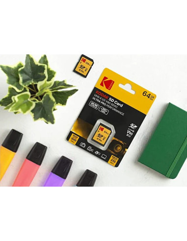 SDXC 64GB Classe 10 UHS-II U3 V90 Ultra Pro Performance