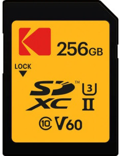 KODAK SD 256GB 300MB/160MB UHS-II U3 CL.10 V60 4K/8K ULTRA PRO 2
