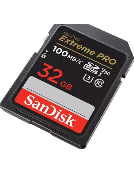 SANDISK SD 32GB EXTREME PRO HC V30, U3, UHS I, C10 100Mb/90Mb