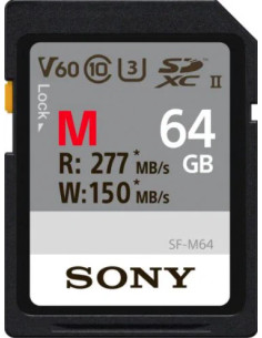 SONY SD XC 64GB M UHS-II U3 260MBS/100MBS CL.10 4K 2