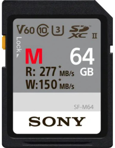 SDXC M 64GB UHS-II Class 10 U3 V60