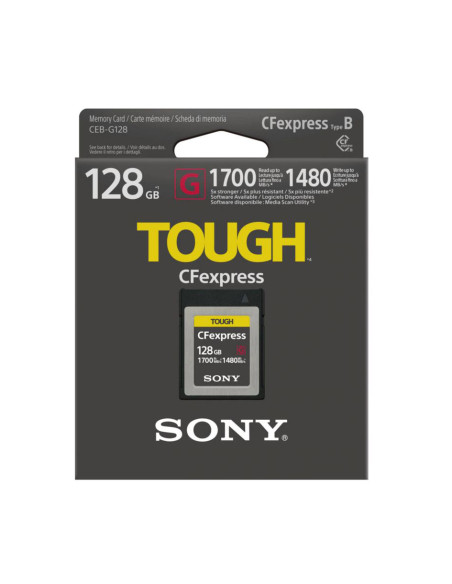 CF Express 128GB Type-B Tough G 1700MBS / 1480MBS Confezione aperta come Nuova