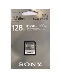 SONY SD XC 128GB SERIE E V30 UHS-II U3 270MBS/100MBS 4K