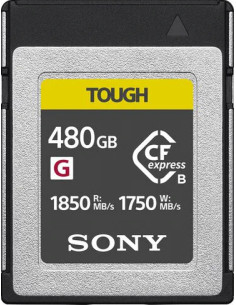 SONY CF EXPRESS 480GB TYPE A TOUGH SERIE CEA-G 1800MBS/1700MBS 2